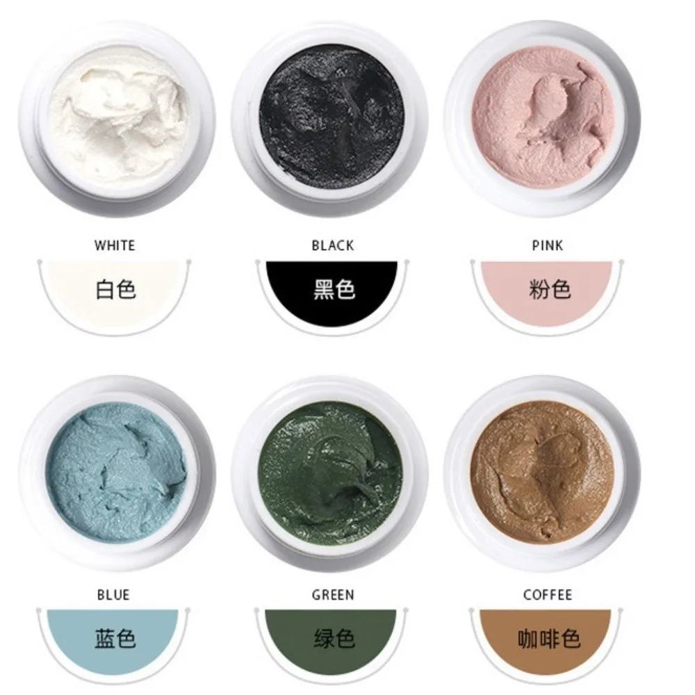 DIY Flowers Painting 3D Modeling Gel Micro Carved No Need Top Coat Plaster Effect Glue Solid 5D Sculpture DIY Manicure