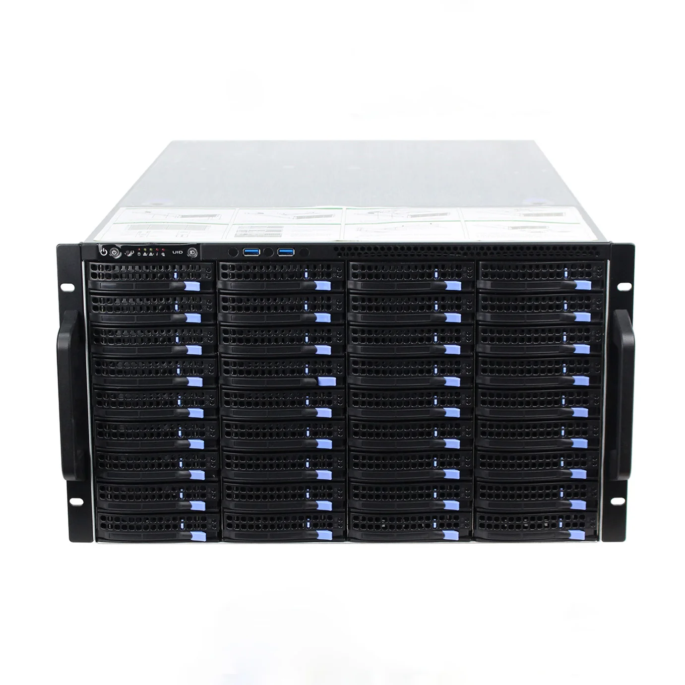 Manufacturer 6U 48-bay 19 inch Server Case with power supplies