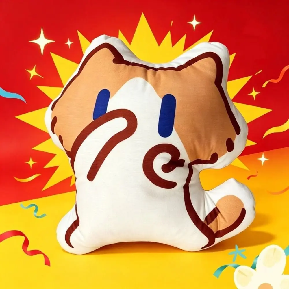 Creative Cute Soft Monthly Salary Cat Sofa Decor Home Ornament Cat Throw Pillow Cushion Cartoon Cat Stuffed Pillow Student