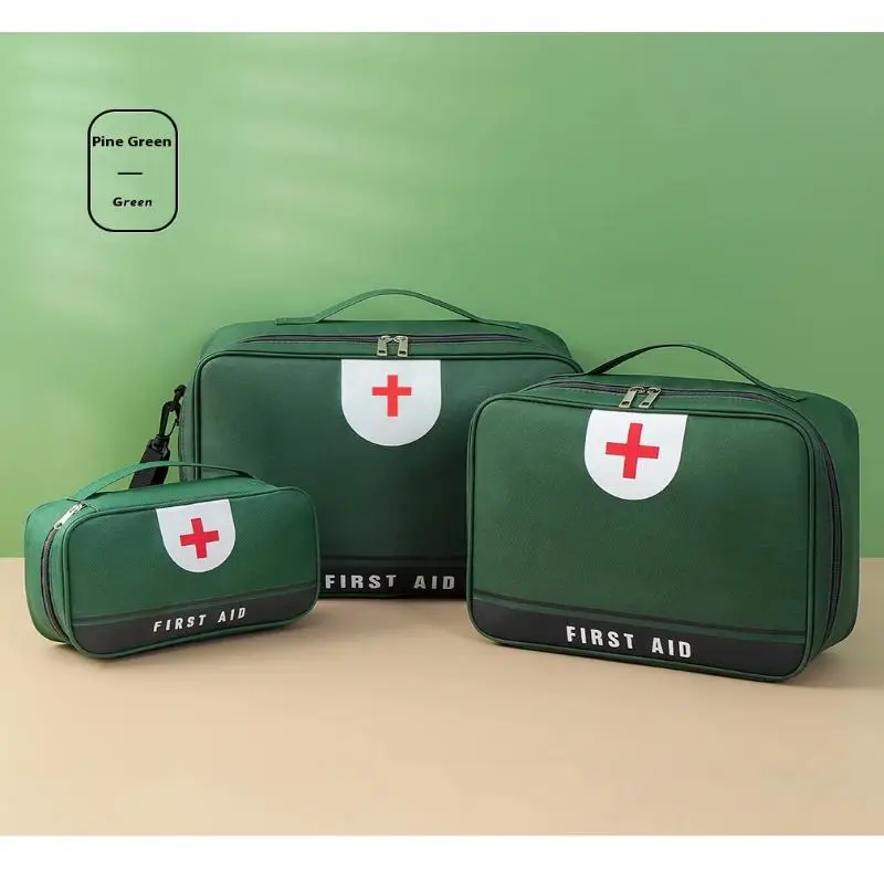 حقيبة الطب المحمولة السفر في الهواء الطلق المحمولة الطبية حقيبة الإسعافات الأولية الطب حمل حقيبة المنزل سعة كبيرة حقيبة الطب المنزلي
