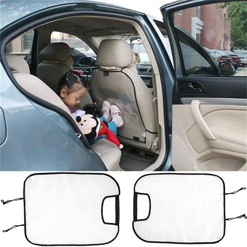 PE Clear Car Seat Back Protector Cover for Children Kids Baby Anti Mud Dirt Auto Seat Cover Cushion Kick Mat Pad Car Accessories