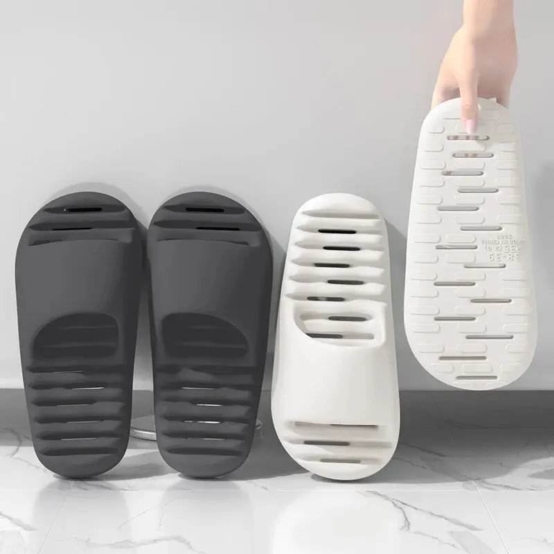 Women\'s Summer New Home Bathroom Couple Shower Slippers with Water Leakage, Quick Drying, Non Slip Slippers ZYT2425