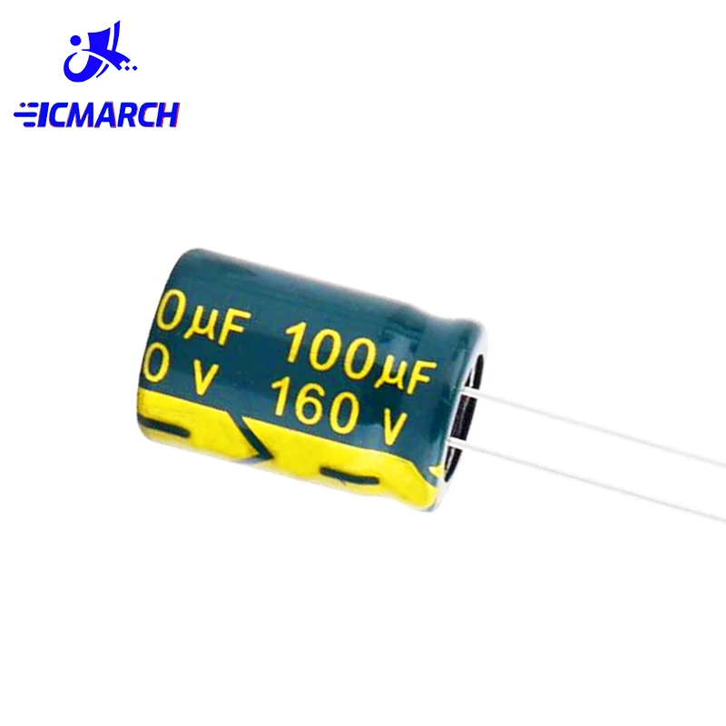 

10PCS 160V 100UF 13x20mm 160V 22UF Electrolytic Capacitor 160V100UF 160V22UF 8x16mm Low ESR Aluminum Capacitors 22UF/100UF 160V