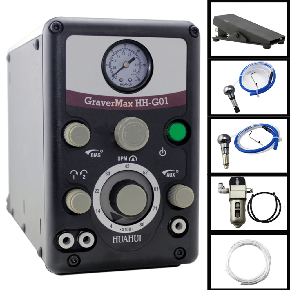 Graver Jewelry Engraver 0-8000 strokes /min GRS Pneumatic Engraving Tools Jewelry Engraving machine Graver machine