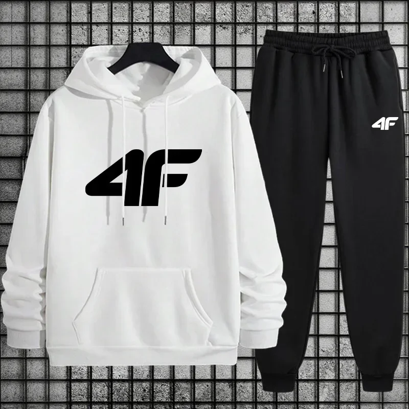 

2025 New Men's Sportswear Set Hoodie and Sweatpants Urban Casual Fashion Tracksuit Fall/winter Home Outdoor Comfort Warm Outfits