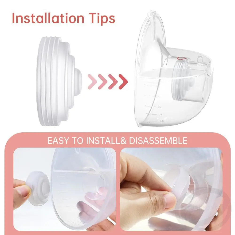 8Pcs Duckbill Valves 4Pcs Silicone Diaphragm Set Compatible with Momcozy M5 Electric Breast Pump Replacement for Pump Efficiency