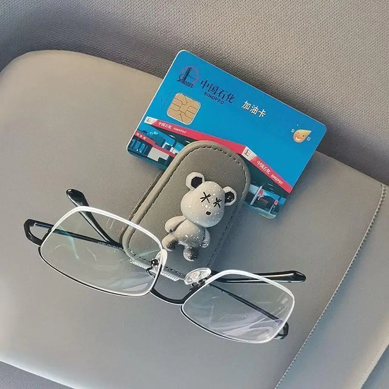 

Автомобильный солнцезащитный козырек, зажим для очков, кожаный магнитный держатель для солнцезащитных очков, вешалка для очков, аксессуары для интерьера автомобиля