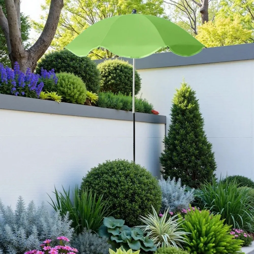 

Easy Installation Adjustable Plant Umbrellas Weatherproof Metal Stake Plant Shade Cover Reusable Sunshade Umbrella Potted Plants