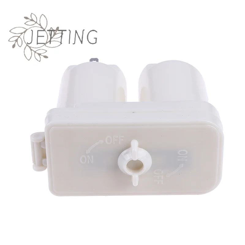 Hot Double Compartments Universal Battery Box for Gas Water Heater Accessories Parts Plastic Double Battery Case(white)