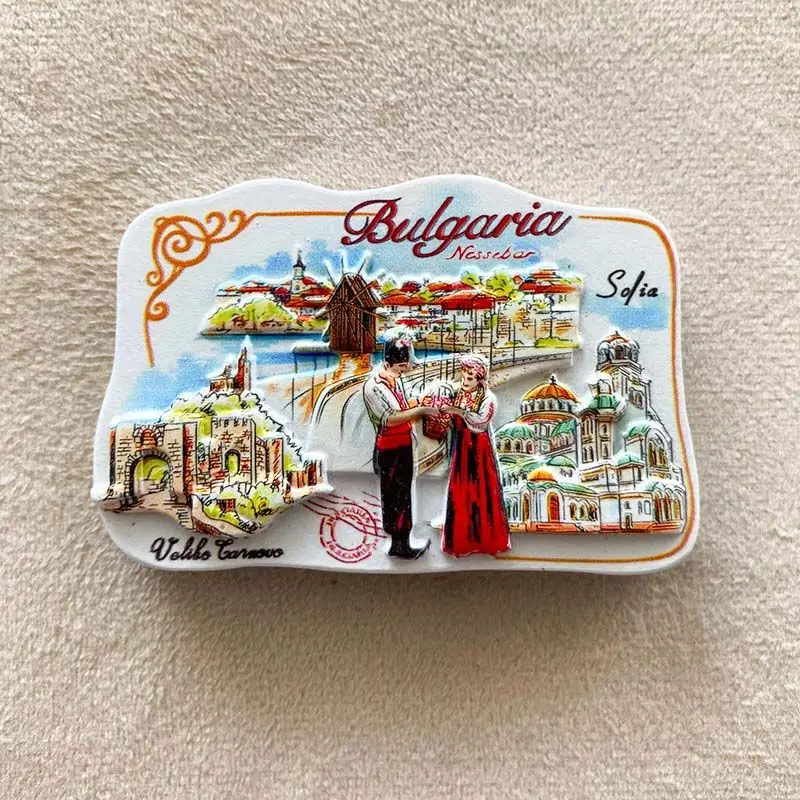 

Bulgaria Refrigerator Magnet Travel Souvenir Magnetic Sticker Gift 3D Decoration