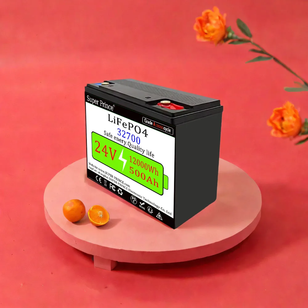 

LiFePO4 300Ah 32700 24V Battery Built-inBMS RV Rechargeable Lithium Iron Phosphate Solar Power System RV House Trolling Motor