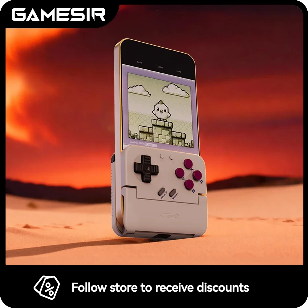 Hot GameSir Pocket Taco Retro Gaming Mobile Controller Vertical Handheld Gamepad For Android Portable Bluetooth Controller Hot
