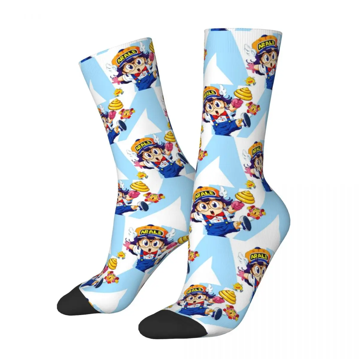 

Arale Unchi-kun Socks Harajuku High Quality Stockings All Season Long Socks Accessories for Man's Woman's Birthday Present