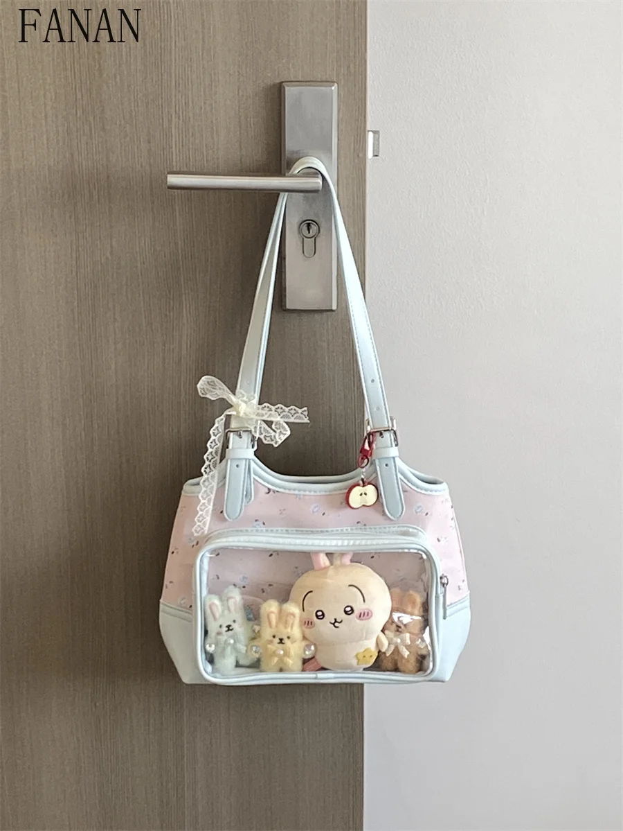 

Lady Casual Handbag Fashion Sweet and Cute One Shoulder Bag Small Women's Bags Capacity Anime Handbags for Women 2025 New