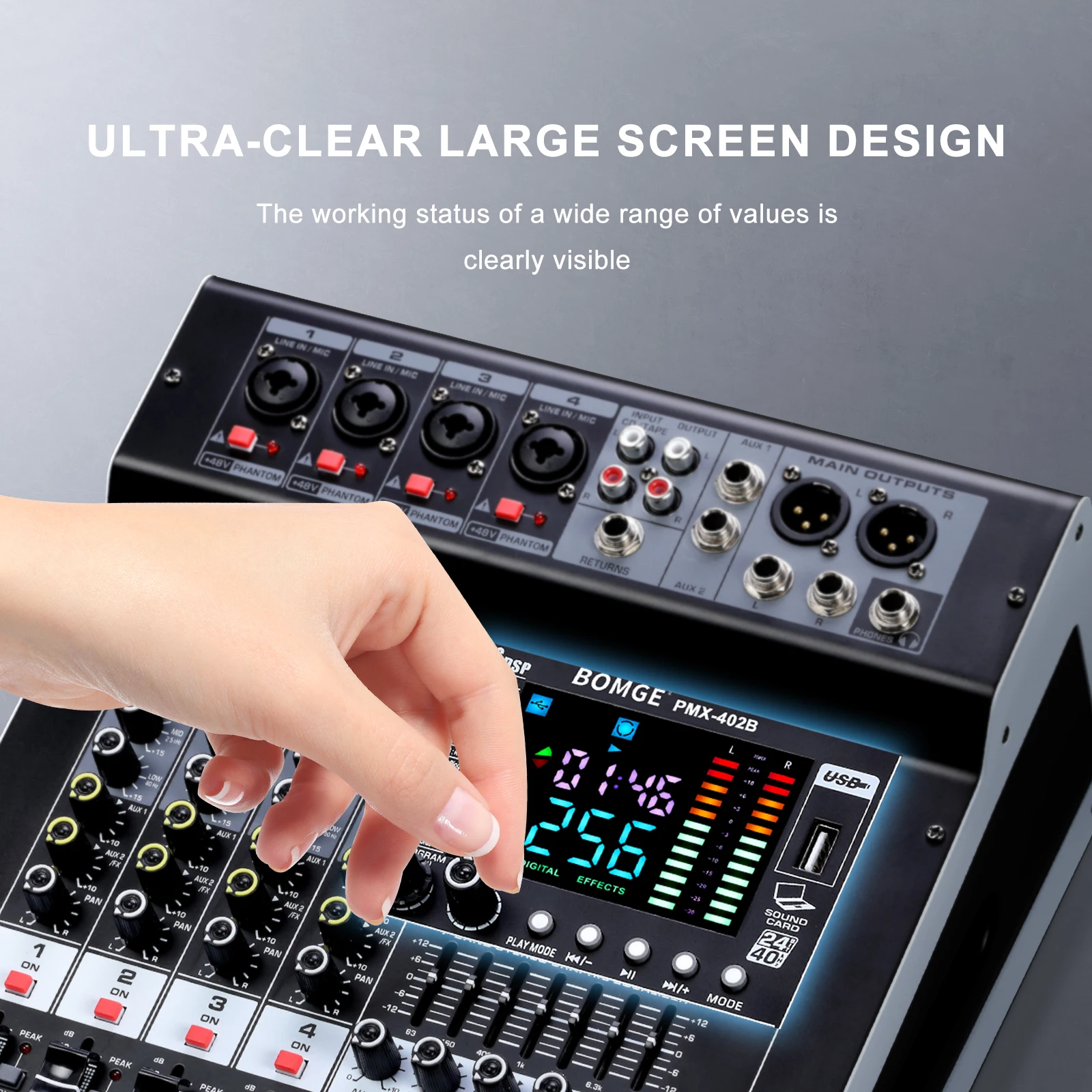 BOMGE 4 Channel 350W×2 Power A - Audio Music Dj recension och pris