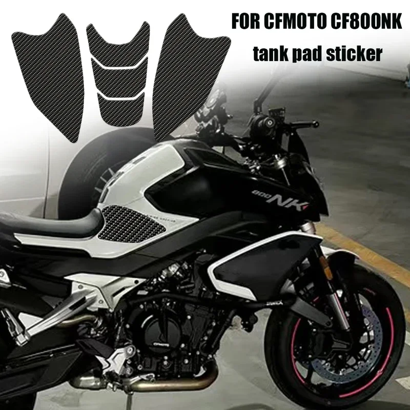 

ДЛЯ CFMOTO CF800NK CF 800 NK 800NK 2023 Мотоцикл Противоскользящая накладка для топливного бака Боковая рукоятка для колена Наклейка Защитная наклейка 3D