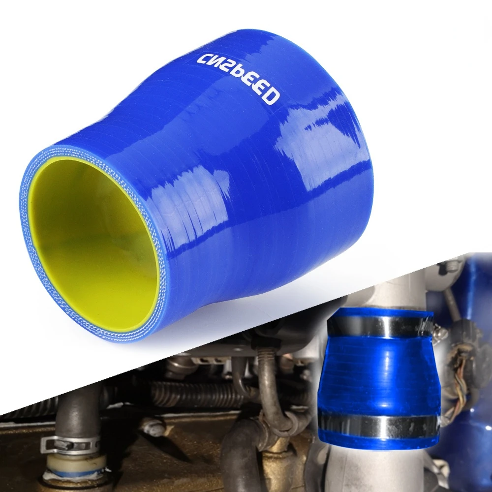 

BLUE & Yellow 2"-2.5" 51mm-64mm SILICONE HOSE STRAIGHT REDUCER JOINER COUPLING Adapter Intercooler Turbo Intake Pipe