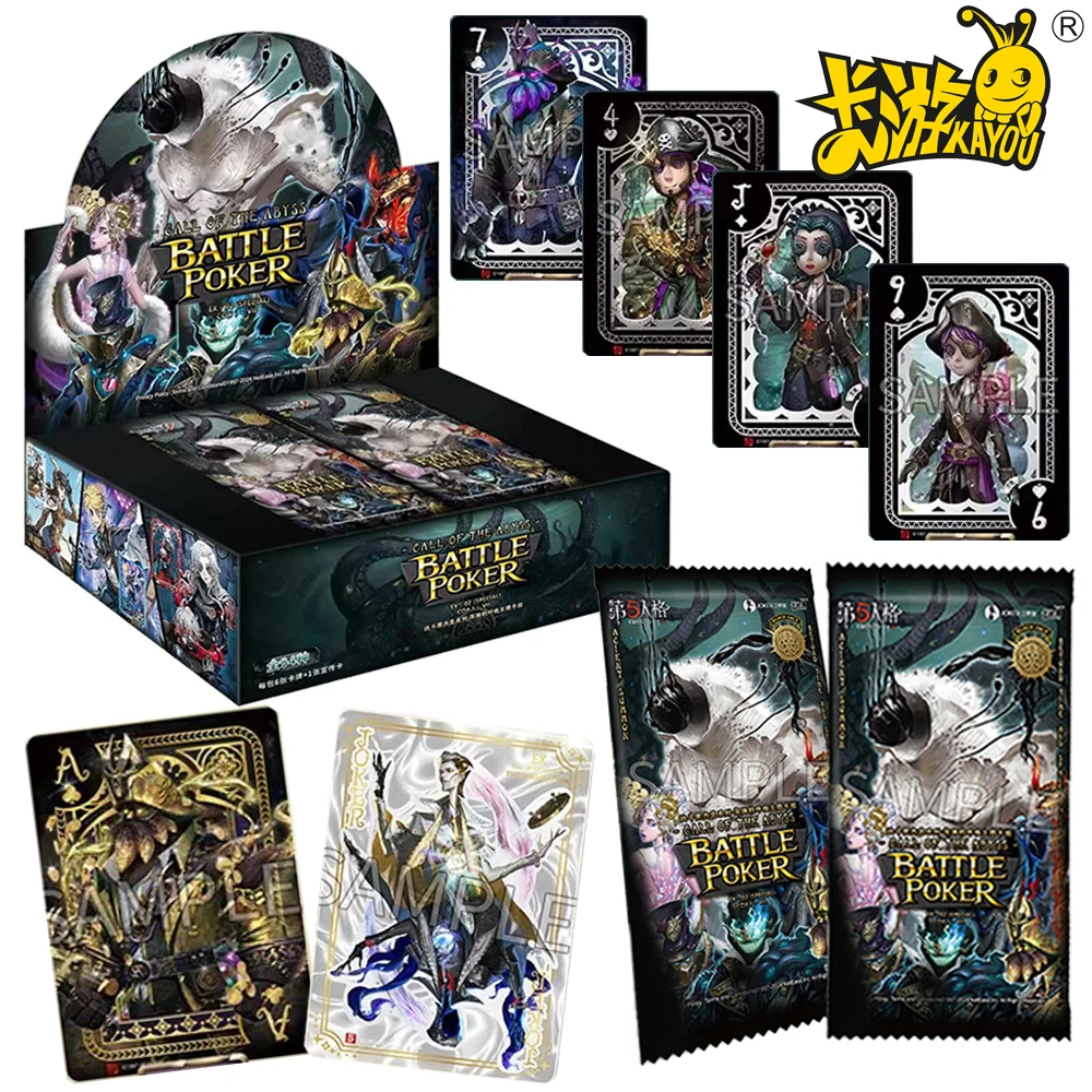 Genuine KAYOU Identity V Collection Card Multiplayer Competitive Game Classic Character Michiko Leo Fun Card Kid's Christmas Toy
