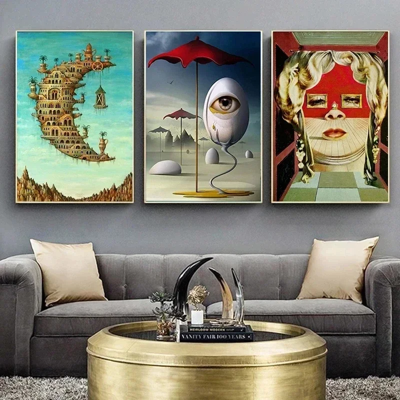 Classic Surrealist Wall Art Painter Salvador Dali HD Canvas Poster Print Living Room Bedroom Home Decor