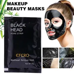 Blackhead Remover Nose Mask Mineral Mud Clean Remover Care Deep Pore Shrink Nose Peeling Mask Acne Skin Mask Black Cleansin V2W2