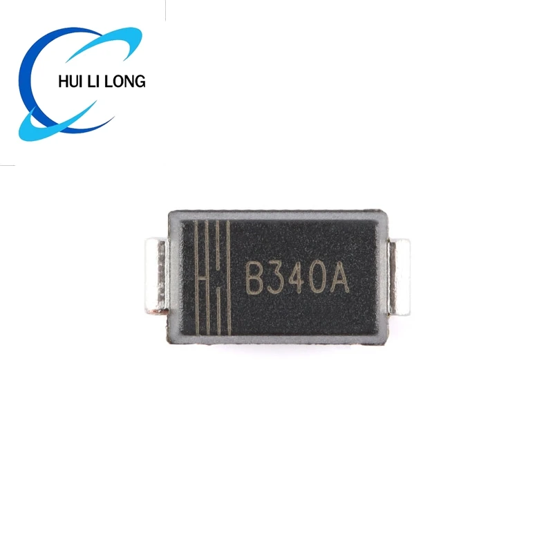 50/10pcs B340A 3.0A B340 40V 3A SMA DO-214AC Schottky Diode Diodo Barrier Rectifier