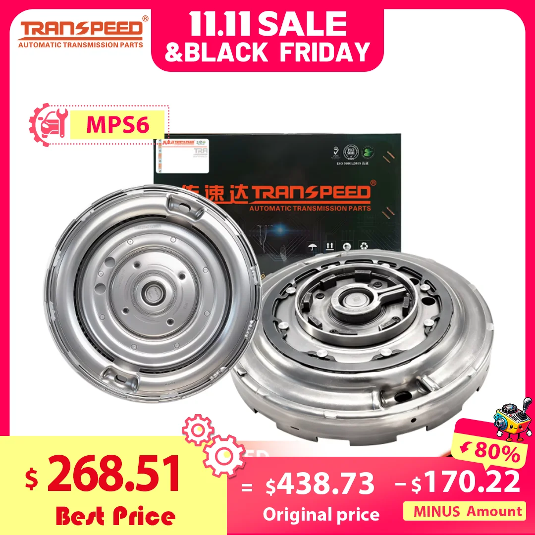 

TRANSPEED Renovated MPS6 6DCT450 Transmission Shock Absorber Disc Plate Gearbox Damping Plate Fr Ford Focus Volvo Dodge Chrysler