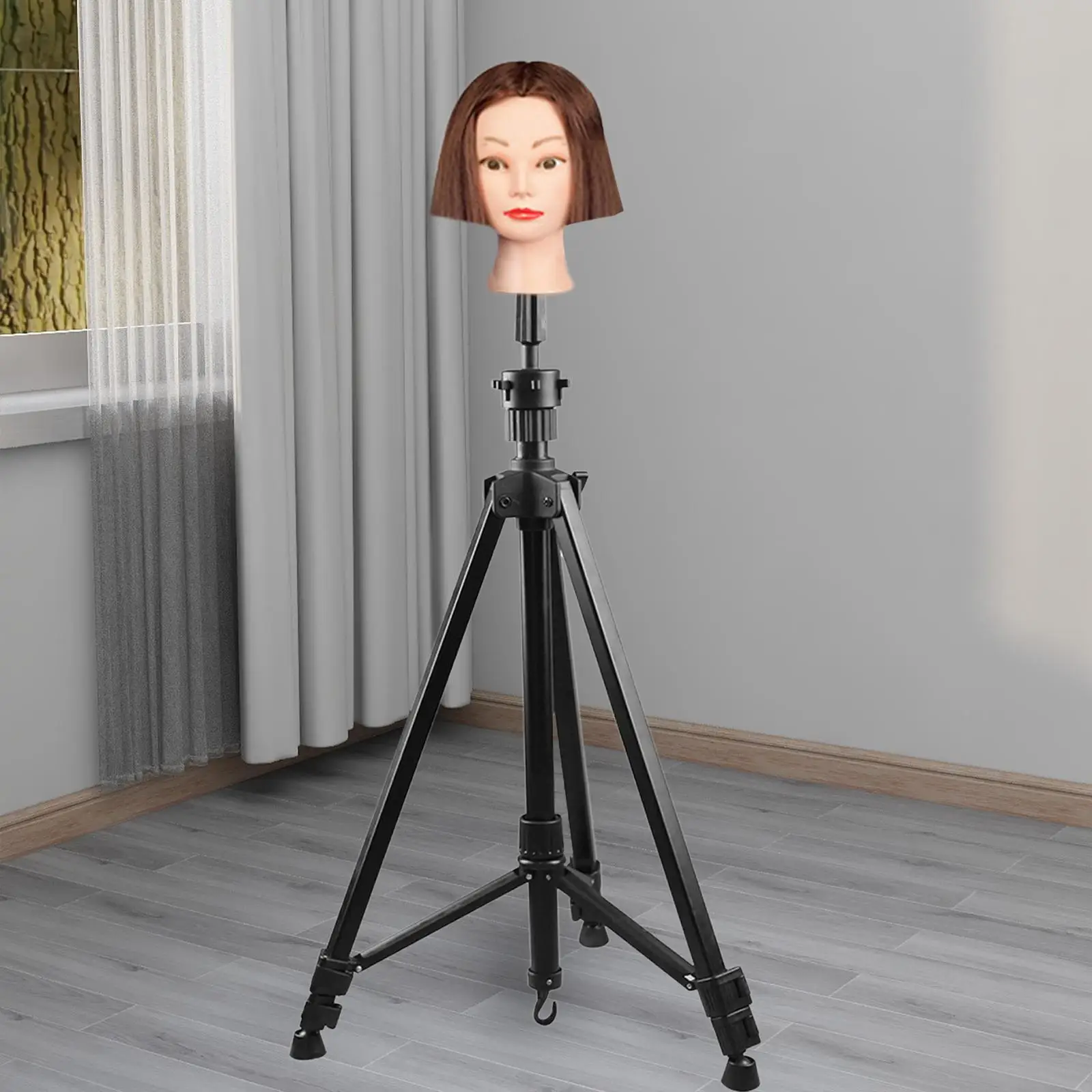 Wig Head Stand Tripod Mannequin Tripod/ Mini Wig Tripod for Wigs Making Display/ Cosmetology Salons