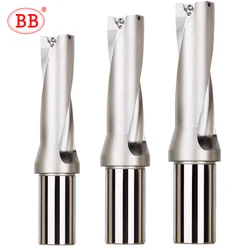 BB WC Indexable Drill Lathe Fast U Drill CNC High Efficiency Hole Making 2D 3D 4D WCMT Carbide Insert Aluminum Steel