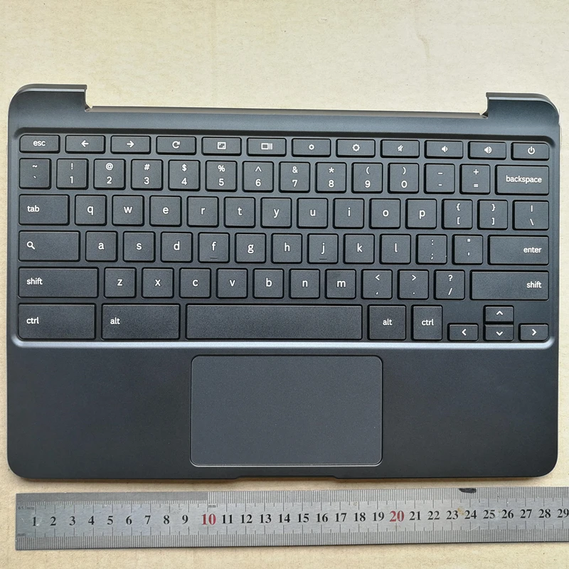 US new laptop keyboard with touchpad palmrest for Samsung Chromebook3 XE500C13 BA98-00603A