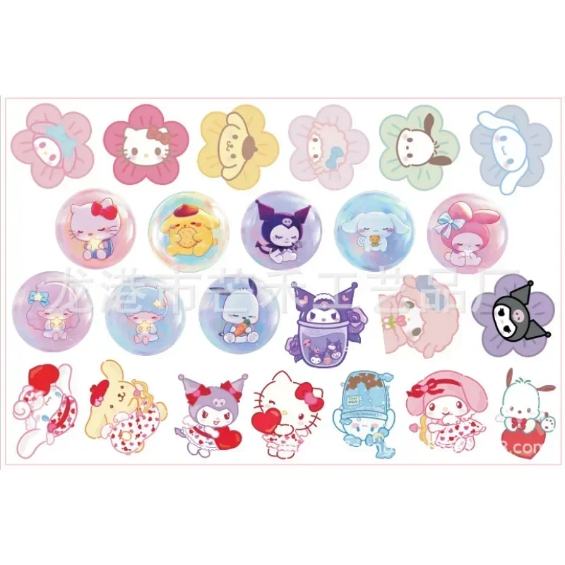 

Новинка, детали MINISO из мультфильма, 6 см/8 см, Пряжка для ключей, акриловые аксессуары «сделай сам», большой лист, мелодия, материал, аниме наклейки, подвесные детали