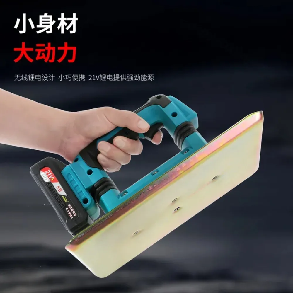 For Vibrating Lithium Battery Portable Concrete Polisher Small Attached Flat Plate Vibrator Rechargeable Vibration Polisher