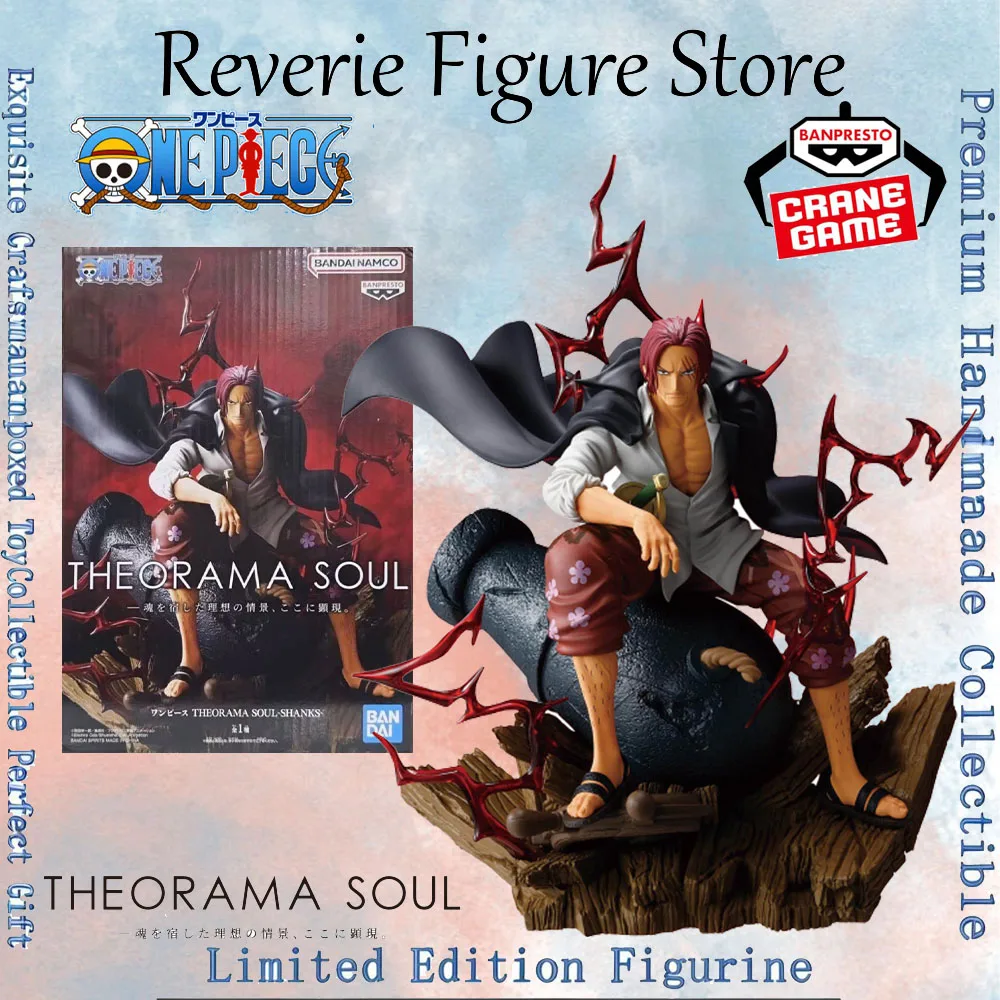 Figura de Anime Original de Banpresto, The Orama Soul, One Piece, Shanks