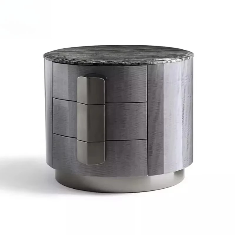 Newest Italian Style Bedside Cabinet Table Bedroom Furniture Bedside Table Modern Luxury Bedroom Night Table