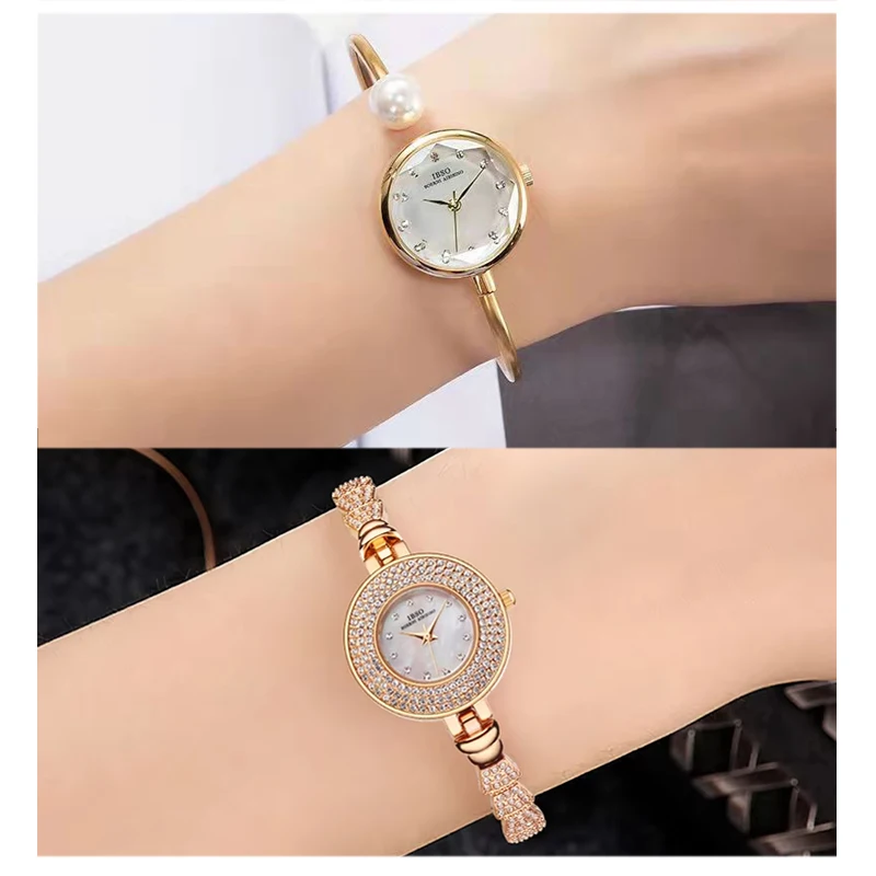 Luxury Women Bracelet Watch Steel Golden Waterproof Female Wrist Hand Clock Fashion 2024 Original Lady Diamond Wristwatch Silver