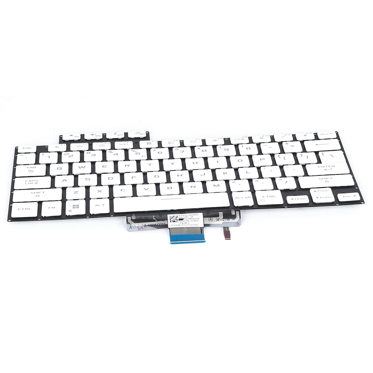 Imagem -02 - Teclado do Portátil dos E.u. para Asus Zephyrus G15 Ga503 Ga503q Ga503qr Ga503qs M16 Gu603h com Retroiluminado