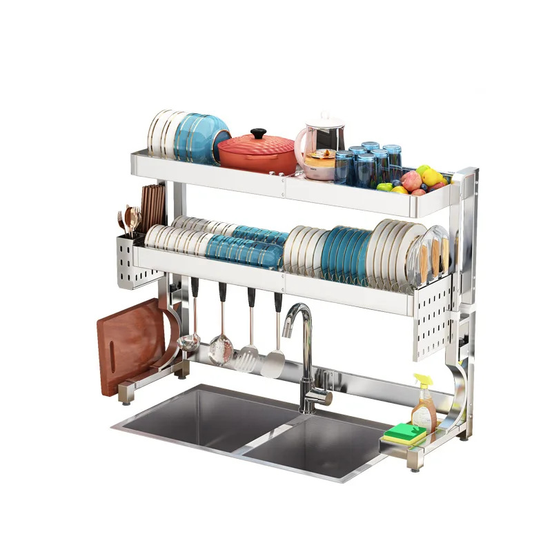 

304 stainless steel sink rack, dish rack, dish drain rack, sink storage rack.