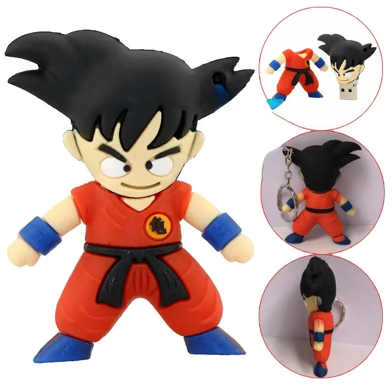 Dragon Ball Son Goku USB Flash Drive 16GB 32GB 64GB 128GB Anime  Design Storage Learning Material Files USB Flash Drive Storage