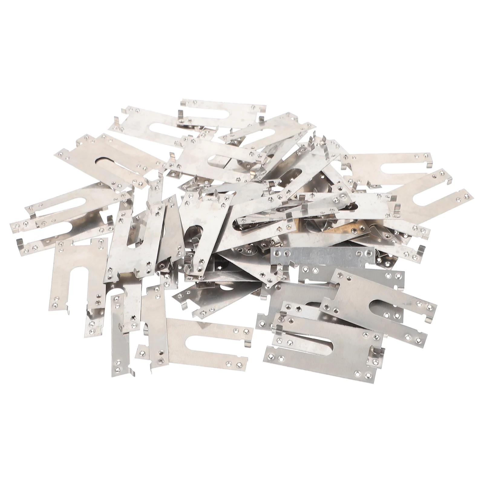 

50pcs Photovoltaic Rack Conductive Gasket Stainless Steel Grounding System Floor Pad High Grade Material Durability Easy