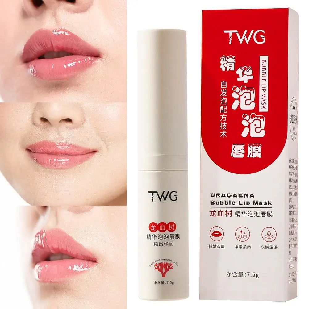 Mascarilla para eliminar la piel muerta de Dragon Blood Tree Bubble, exfoliante de labios, tratamiento para eliminar líneas de labios para mujeres, R0J4, nuevo