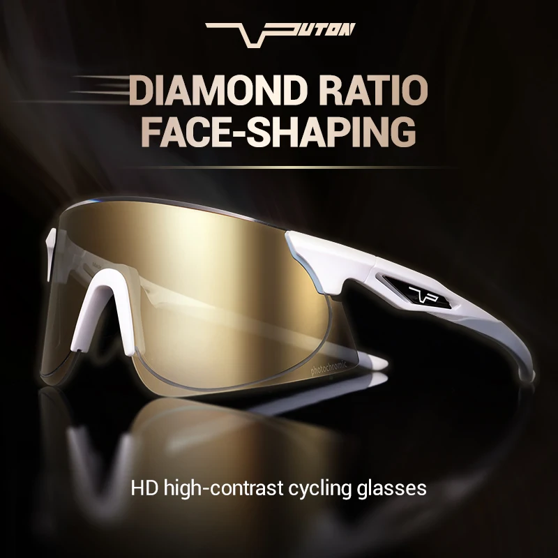 PUTON Mode Radfahren Brille Outdoor Laufen Sonnenbrille Sport Wandern Fahrrad Stick Sonnenbrille MTB Rennrad Brille