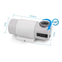 HOT! Digital LED Projection Desk Clock Silent Remote Control Table Projector Dial Wall Clocks for Living Store,White,UK Plug