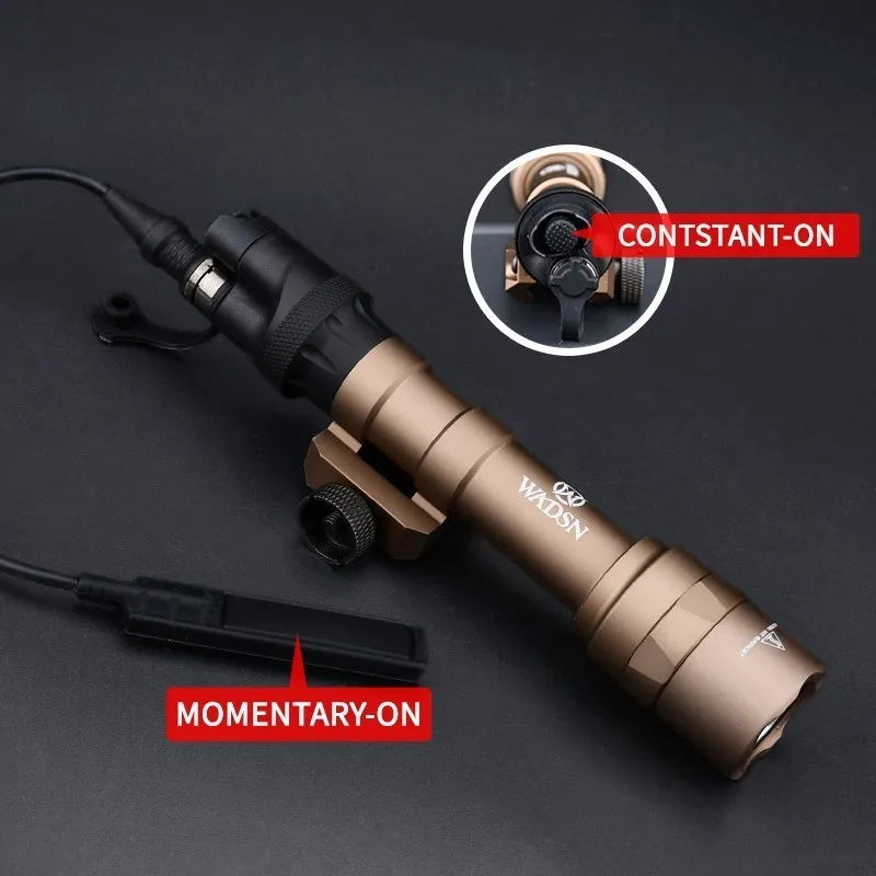 Tactical M600U IR Illuminated Flashlight 850nm Wadsn M600u Ir LED Hunting Spotlight With Dual Function Pressure Switch No Laser