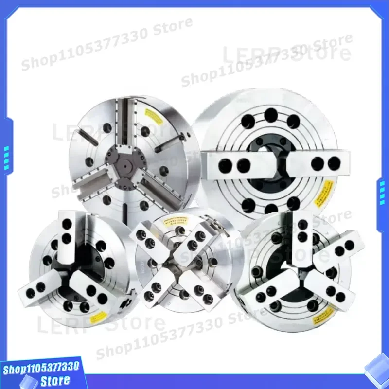 Hydraulic Chuck 2 Claw 4 Claw for Milling Machine High Precision Through Hole Oil Cylinder Machine Tool Accessories High