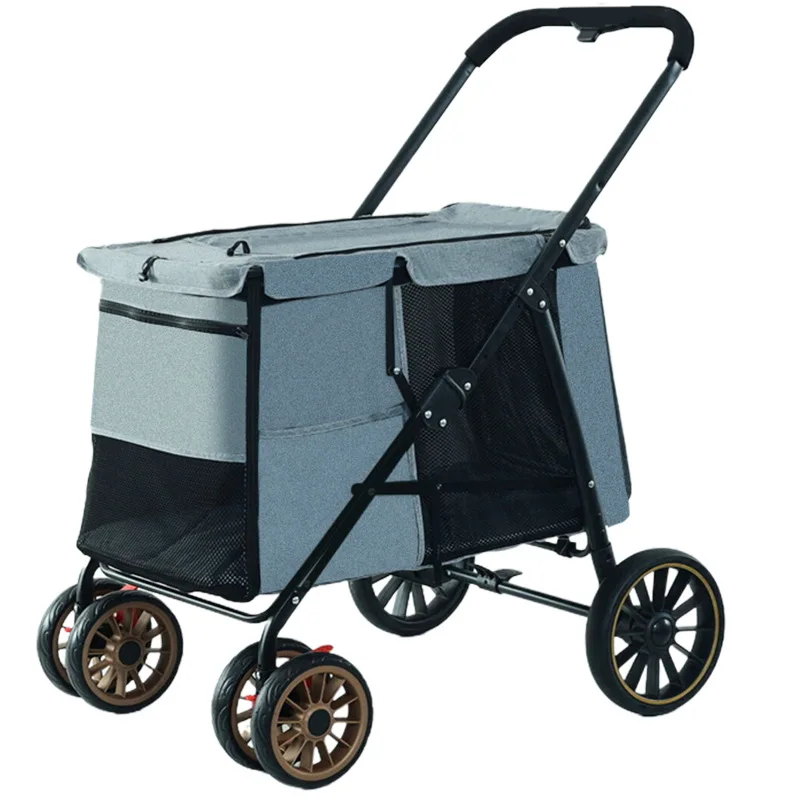 Pet stroller for medium and large dogs New large and stable pet stroller with lots of space Dog resting stroller