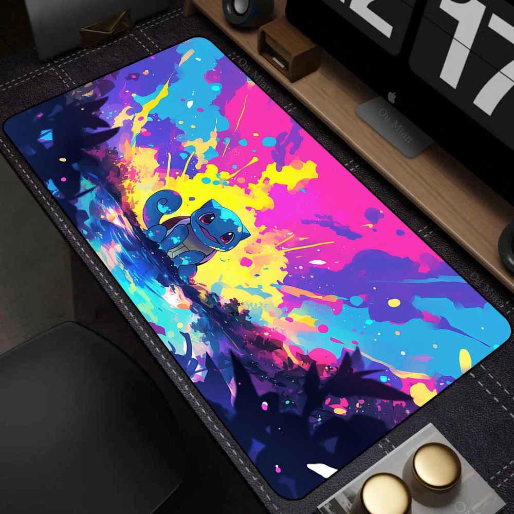 لوحة الماوس Gamer XXL ماوس حصيرة P-بوكيمون مكتب الحصير طاولة مكتب السجاد ألعاب المطاط الطبيعي الفئران الوسادة Lockrand ماوس 90x40 سنتيمتر