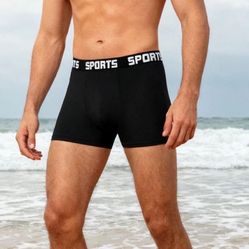 400A Quick Dry Athletic Underwear Men's Stretch Boxers Moisture Wicking Workout Design
