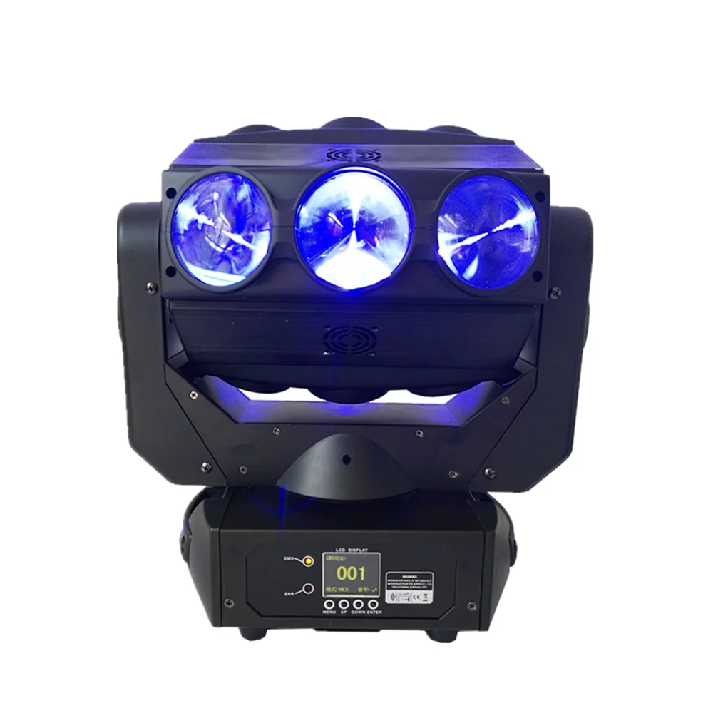 

4pcs/lot hot sale china wholesale 9x12w ACJ beam moving light dmx512 rgbw 4 eyes laser stage light