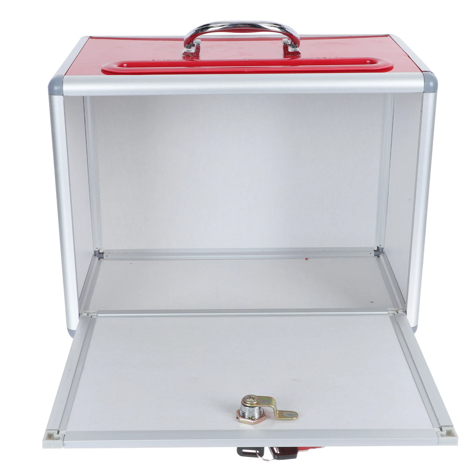 

1pc Transparent Acrylic Voting Lockable Fundraising Storage Container Donation Box For Party Office Charity Events