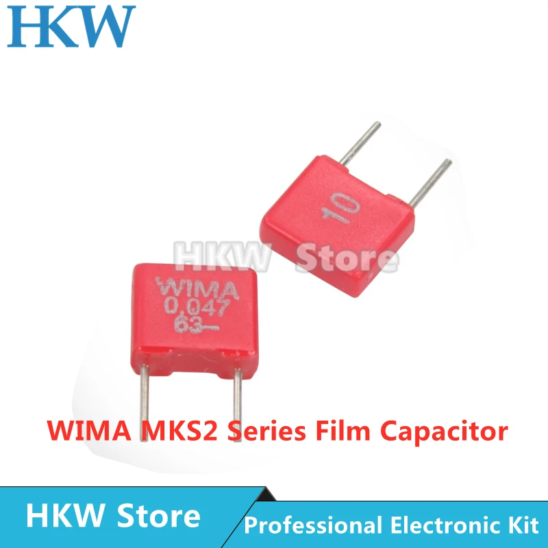 

5pcs Original WIMA 0.047UF 63V RED MKS2 5MM Film Capacitor Hi-Fi Audio Capacitors 63V 0.047UF 473/47NF/0.047UF 0.047UF63V