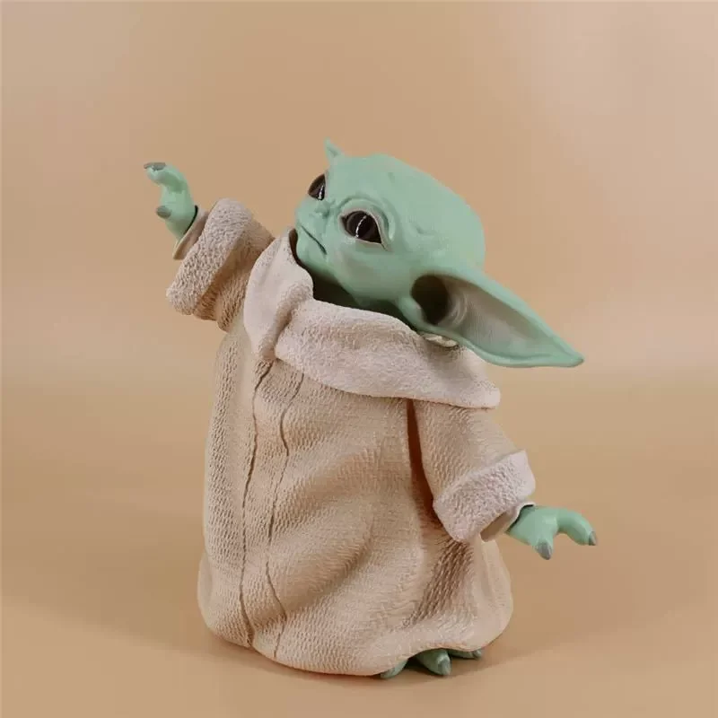 

Manda lorian Baby Yoda Cute Version Doll Action Figure Cartoon Model Car Decoration Desktop Ornament